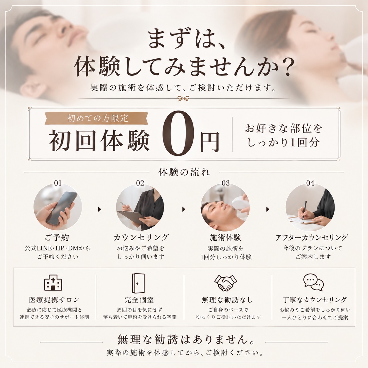 体験キャンペーンのお知らせ